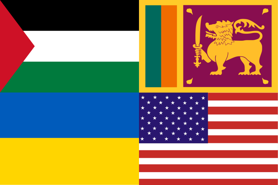 A quick recap of major events Palestine, Ukraine, the United States, and Sri Lanka.