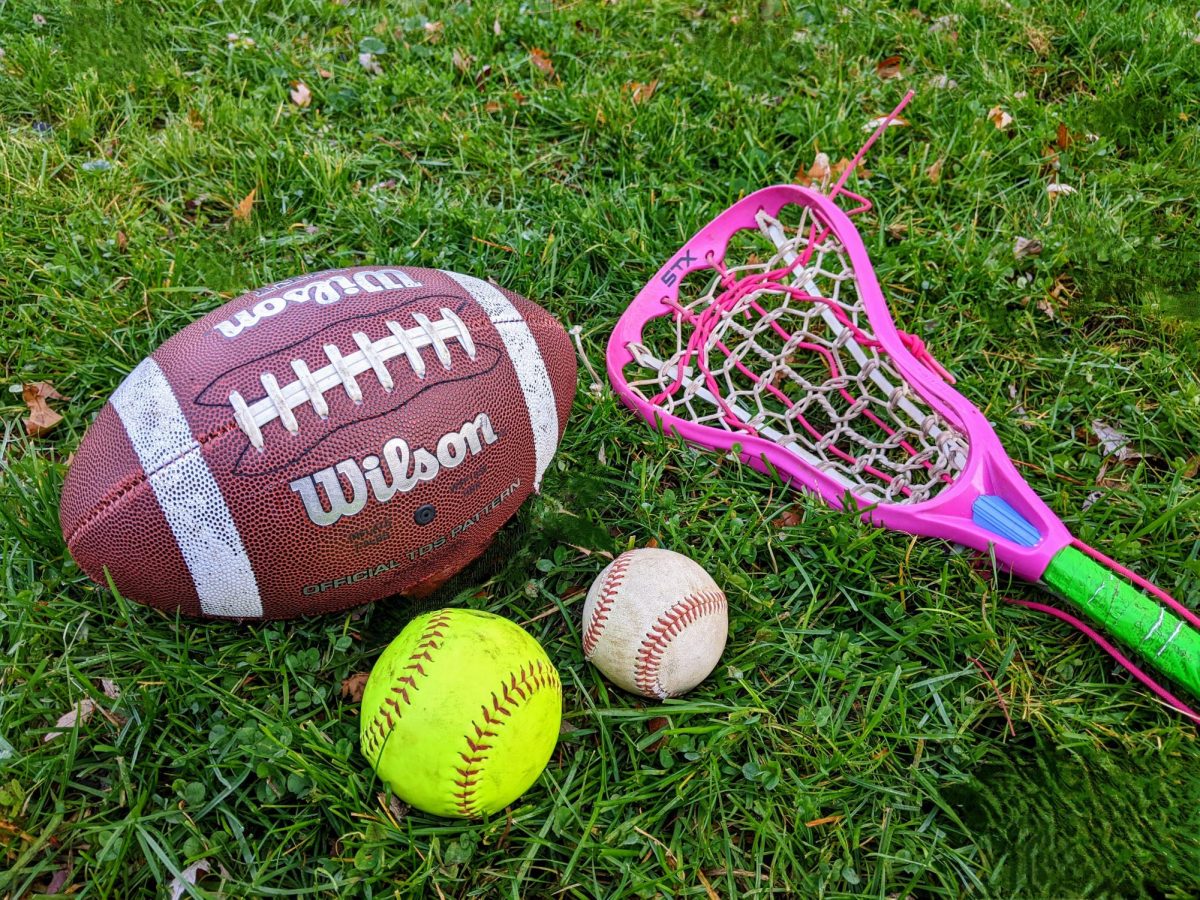 Football%2C+Baseball%2C+Softball%2C+and+Lacrosse+Stick+-+Equipment+of+4+of+the+6+added+sports