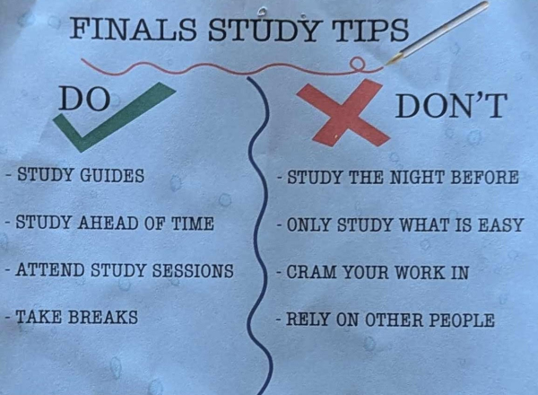 Stress management tips for finals 