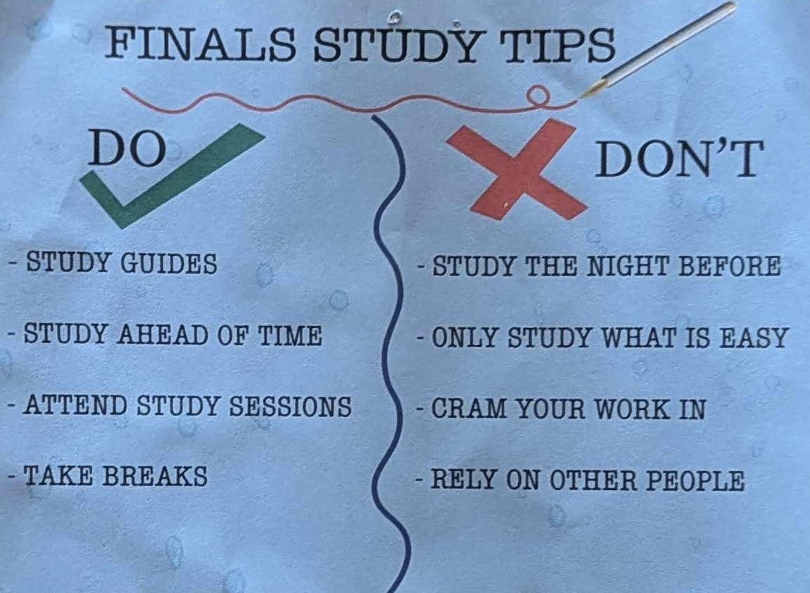 Stress management tips for finals 