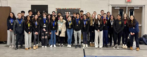 South's Science Olympiad team after their victory at Crystal Lake Central