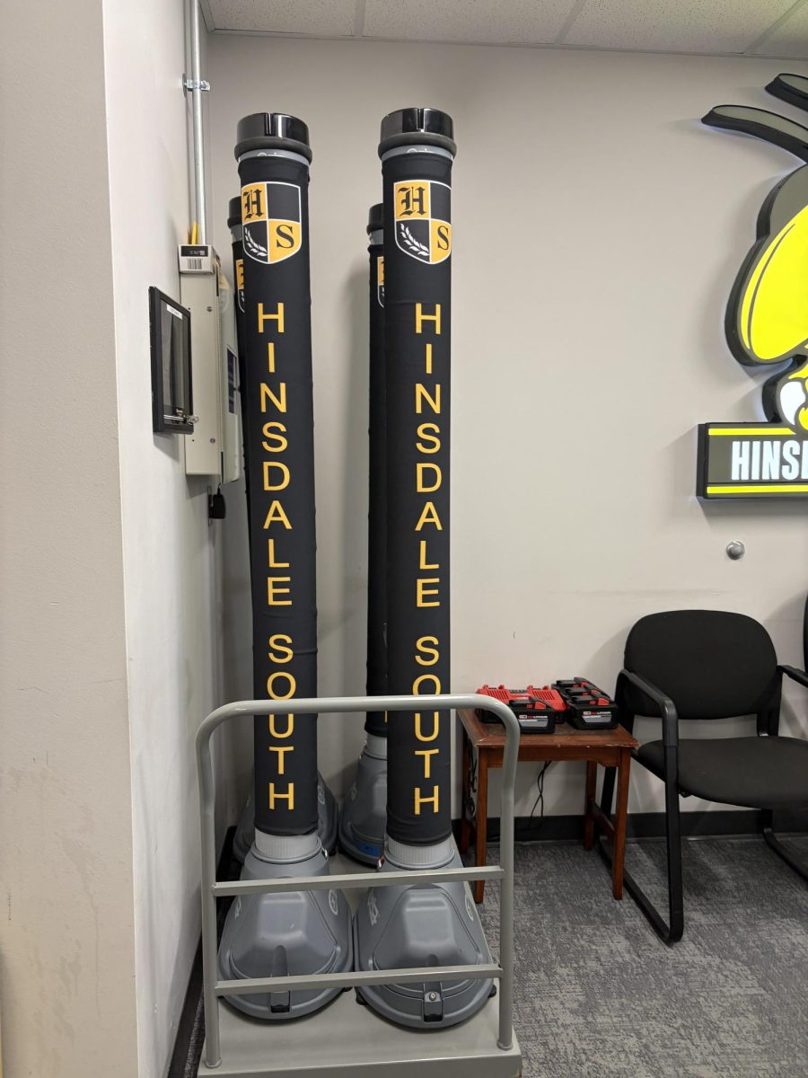 Metal detectors at Hinsdale South taken by 

