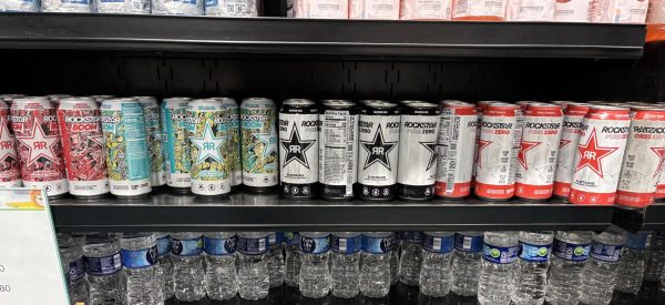 Energy drinks in school cafeteria